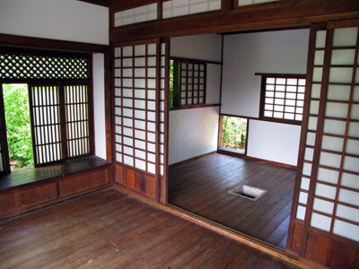Japanese washi wall partitions; photo courtesy Linder